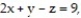 Use the given transformation to evaluate the integral. -  where R is the parallelepiped bounded by the planes             A)  9 B)  2 C)  4 D)  18