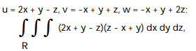 Use the given transformation to evaluate the integral. -  where R is the parallelepiped bounded by the planes             A)  7776 B) 864 C)  15,552 D)  1728
