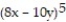 Find the domain and range and describe the level curves for the function f(x,y) . -f(x, y)  =   A)   Domain: all points in the xy-plane; range: real numbers z ≤ 0; level curves: lines 8x - 10y = c,  c ≤ 0    B)   Domain: all points in the xy-plane; range: real numbers z ≥ 0; level curves: lines  8x - 10y = c    C)   Domain: all points in the xy-plane; range: all real numbers; level curves: lines  8x - 10y = c,   c ≥ 0    D)   Domain: all points in the xy-plane; range: all real numbers; level curves: lines   8x - 10y = c  