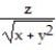 Find all the first order partial derivatives for the following function.   -f(x, y, z)  =   A)      B)     C)      D)     