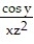 Find all the first order partial derivatives for the following function.   -f(x, y, z)  =   A)      B)     C)      D)     