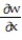 Write a chain rule formula for the following derivative. -  for w = f(p, q) ; p = g(x, y) , q = h(x, y)  A)       B)      C)       D)      
