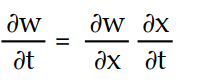 Write a chain rule formula for the following derivative. -  for w = f(x, y, z) ; x = g(s, t) , y = h(s, t) , z = k(s)  A)      B)      C)      D)      