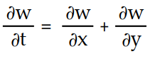 Write a chain rule formula for the following derivative. -  for w = f(x, y, z) ; x = g(s, t) , y = h(s, t) , z = k(s)  A)      B)      C)      D)      