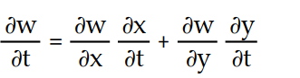 Write a chain rule formula for the following derivative. -  for w = f(x, y, z) ; x = g(r, s, t) , y = h(r, s, t) , z = k(r, s, t)  A)       B)      C)       D)      