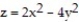 Solve the problem. -Find the equation for the tangent plane to the surface   at the point   A)  8x - 8y - z = 4 B)  2x + y + 4z = 7 C)  2x + y + 4z = 1 D)  8x - 8y - z = -2