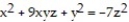 Solve the problem. -Find the equation for the tangent plane to the surface   at the point   A)  7x + 7y - 5z = -9 B)  7x + 7y - 5z = 1 C)  x + y + z = 1 D)  x + y + z = -9