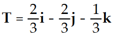 Find the unit tangent vector of the given curve.  -r(t)  = ( 6 - 2t) i + (2t - 9) j + ( 9 + t) k A)     B)     C)     D)    
