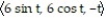 Compute the unit binormal vector and torsion of the curve. -r(t)  =   A)  B(t)  =   ,   =   B)  B(t)  =   ,   =   C)  B(t)  =   ,   =   D)  B(t)  =   , =  
