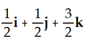 Solve the problem. -For the triangle with vertices located at A( 3, 3, 5) , B( 4, 2, 2) , and C(1, 1, 1)  , find a vector from vertex C to the midpoint of side AB. A)     B)     C)     D)    