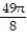 <strong>Find the area of the specified region. -Inside one leaf of the four-leaved rose r = 7 sin 2 \theta </strong> A) B) - C) D)