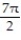 <strong>Find the area of the specified region. -Inside one leaf of the four-leaved rose r = 7 sin 2 \theta </strong> A) B) - C) D)