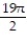 <strong>Find the area of the specified region. -Inside the graph of r = 3 + cos 3 \theta </strong> A) B) 19 \pi C) + D) 19 \pi +