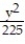 Find the standard-form equation of the hyperbola centered at the origin which satisfies the given conditions. -Foci at ( -25, 0) , ( 25, 0) ; asymptotes: y =   x, y = -   x A)    -   = 1 B)    -   = 1 C)    -   = 1 D)    -   = 1