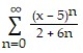  Find the interval of convergence of the series. -  A)  1 < x < 9 B)  -1 \le x  \le  11 C)  4  \le  x < 6 D)  -1 < x < 11 