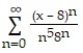  Find the interval of convergence of the series. -  A)  -16 < x < 16 B)  7  \le  x  \le  9 C)  x < 16 D)  0  \le  x  \le 16 