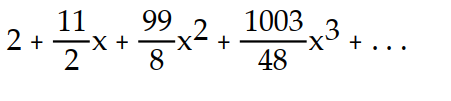 Find the first four nonzero terms in the Maclaurin series for the function.  -f(x)  =     A)       B)       C)     D)      