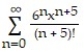 Use power series operations to find the Taylor series at x = 0 for the given function.       -f(x)  =     A)     B)     C)     D)    