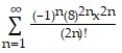 Use power series operations to find the Taylor series at x = 0 for the given function.       -f(x)  =   ( 4x)  A)     +   B)     +   C)     +  D)     +  