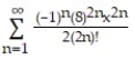 Use power series operations to find the Taylor series at x = 0 for the given function.       -f(x)  =   ( 4x)  A)     +   B)     +   C)     +  D)     +  