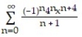 Use power series operations to find the Taylor series at x = 0 for the given function.       -f(x)  =   ln(1 + 4x)  A)     B)     C)     D)    