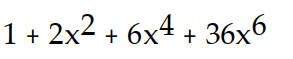 Find the first four terms of the binomial series for the given function.       -  A)      B)       C)     D)     