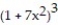 Find the first four terms of the binomial series for the given function.       -  A)      B)       C)      D)     