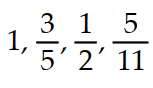 <strong>Write the first four elements of the sequence. - </strong> A) B) C) D)