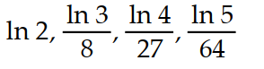 <strong>Write the first four elements of the sequence. - </strong> A) B) C) D)