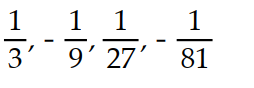 <strong>Write the first four elements of the sequence. - </strong> A) B) C) D)