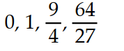 <strong>Write the first four elements of the sequence. - </strong> A) B) C) D)