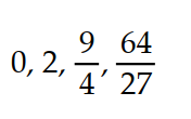 <strong>Write the first four elements of the sequence. - </strong> A) B) C) D)