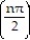 <strong>Find a formula for the nth term of the sequence. -0, -1, 0, 1, 0, -1, 0, 1 (0, -1, 0, 1 repeated)</strong> A) = sin B) = sin(n \pi ) C) = cos(n \pi ) D) = cos