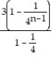<strong>Find a formula for the nth partial sum of the series and use it to find the series' sum if the series converges. -3 + + + ... + + ...</strong> A) ; 4 B) ; C) ; D) ; 4
