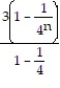 <strong>Find a formula for the nth partial sum of the series and use it to find the series' sum if the series converges. -3 + + + ... + + ...</strong> A) ; 4 B) ; C) ; D) ; 4