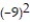 <strong>Determine if the geometric series converges or diverges. If it converges, find its sum. -1 + ( -9) + + + + . . .</strong> A) converges, 9 B) converges, 81 C) diverges D) converges, 90