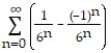 <strong>Find the sum of the series. - </strong> A) 12/37 B) 6/37 C) 6/35 D) 12/35