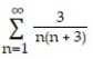 Determine if the series converges or diverges. If the series converges, find its sum. -  A)  diverges B)  converges; 7/6 C)  converges; 5/2 D)  converges; 11/6