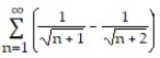 Determine if the series converges or diverges. If the series converges, find its sum. -  A)  diverges B)  converges;   C)  converges;   D)  converges;  