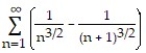 Determine if the series converges or diverges. If the series converges, find its sum. -  A)  converges;   B)  converges;   C)  diverges D)  converges; 1