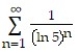 Use the integral test to determine whether the series converges. -  A)  diverges B)  converges