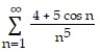 Use the Comparison Test to determine if the series converges or diverges. -  A)  converges B)  diverges
