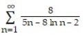 Use the limit comparison test to determine if the series converges or diverges. -  A)  Converges B)  Diverges