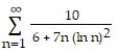 Use the limit comparison test to determine if the series converges or diverges. -  A)  Diverges B)  Converges