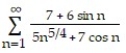 Use the limit comparison test to determine if the series converges or diverges. -  A)  Diverges B)  Converges