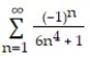 Determine convergence or divergence of the alternating series. -  A)  Diverges B)  Converges