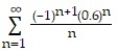 Estimate the magnitude of the error involved in using the sum of the first four terms to approximate the sum of the entire series. -  A)  7.78 × 10<sup>-3 </sup> B)  7.78 × 10<sup>-2 </sup> C)  3.24 × 10<sup>-2 </sup> D)  1.56 × 10<sup>-2 </sup>