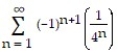 Find the infinite sum accurate to three decimal places. -  A)  0.800 B)  0.200 C)  -0.571 D)  0.143