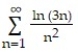 Determine convergence or divergence of the series. -  A)  Converges B)  Diverges