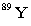  Strontium-90 decays by   \beta  emission. Which of the following is the decay product? A)    B)    C)    D)    E)    